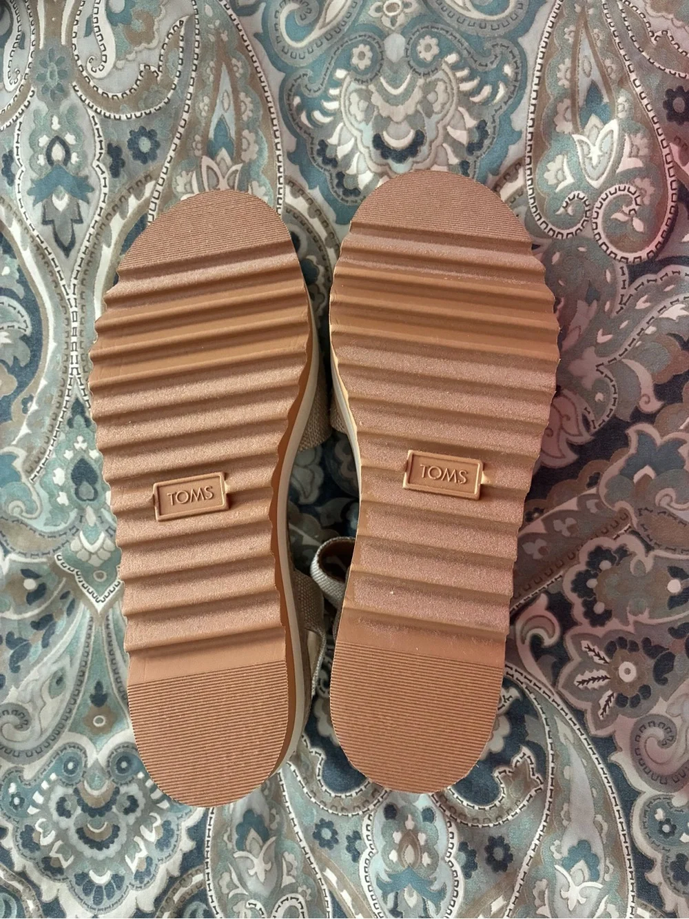 TOMS wide width Diana Platform Sandals 5W